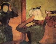 Edgar Degas Cbez la Modiste France oil painting artist